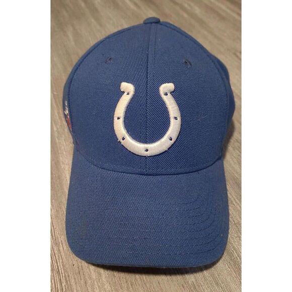Reebok Indianapolis Colts New Adjustable Hat Baseball Ball Cap One Size Blue - Picture 1 of 5
